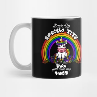 Bernerd the Social Distancing Unicorn Mug